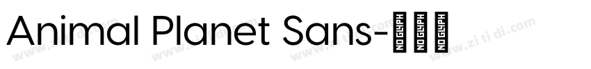 Animal Planet Sans字体转换